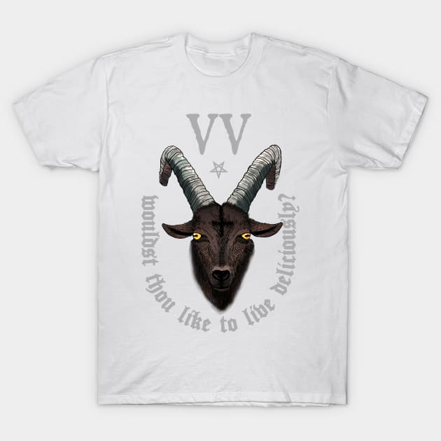 black phillip T-Shirt by schreynal